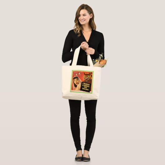 Squirrel from Outer Space Grote Tote Bag (Voorkant (model))
