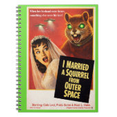 Squirrel from Outer Space Notitieboek (Voorkant)