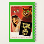 Squirrel from Outer Space Notitieboek (Achterkant)