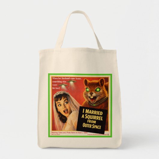 Squirrel from Outer Space Tote Bag (Voorkant)
