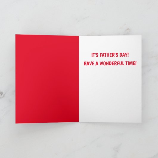 Squirrel Go Nuts Vaderdag Kaart (Binnen)