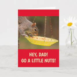 Squirrel Go Nuts Vaderdag Kaart