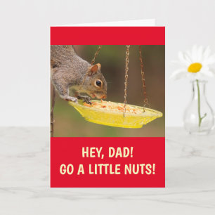 Squirrel Go Nuts Vaderdag Kaart