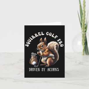 Squirrel Golf Pro aangedreven door eikels golfen Kaart