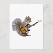 Squirrel Guitar Briefkaart (Voorkant)