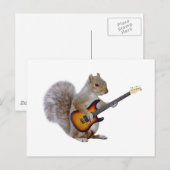 Squirrel Guitar Briefkaart (Voorkant / Achterkant)