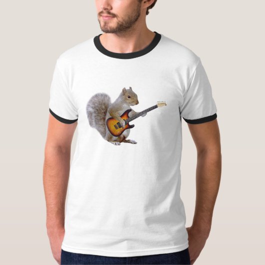 Squirrel Guitar T-shirt (Voorkant)