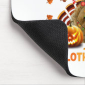 Squirrel Halloween en Merry KerstHappy Hallo Muismat (Hoek)