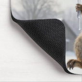 Squirrel Hanging From an Icicle Muismat (Hoek)