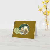 SQUIRREL/HAVING BAD TAIL DAY/HUMOROUS/HOW ARE YOU? KAART (Gele Bloem)