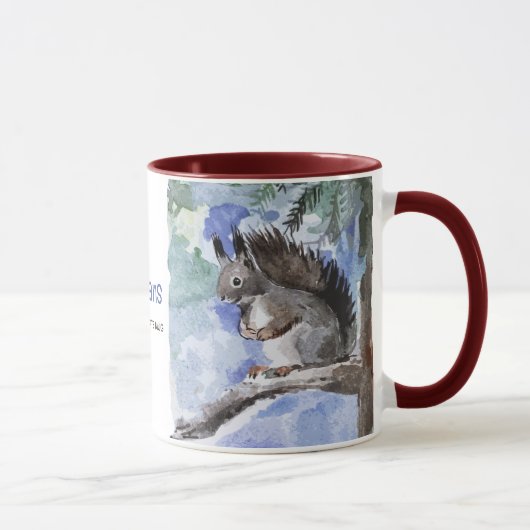 Squirrel hot chocolate mug mok (Rechts)