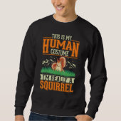 Squirrel Human Costume Halloween Squirrel Trui (Voorkant)