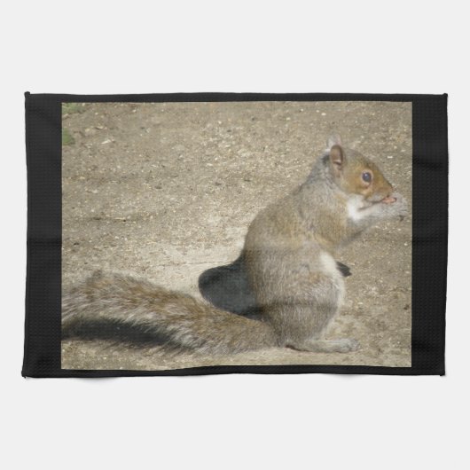 Squirrel Hungry Horatio Kitchen Towel Theedoek (Horizontaal)