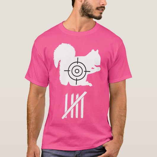 Squirrel Hunter Counter for Chipmunk Hunter T-shirt (Voorkant)
