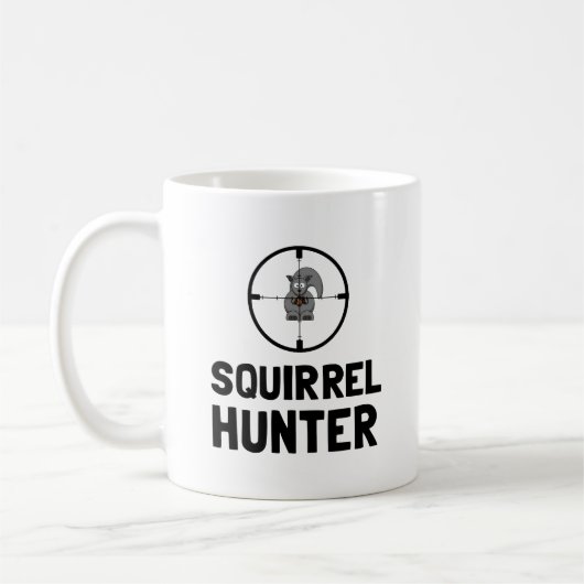 Squirrel Hunter Koffiemok (Links)
