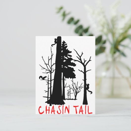 SQUIRREL HUNTING BRIEFKAART (Staand voorkant)