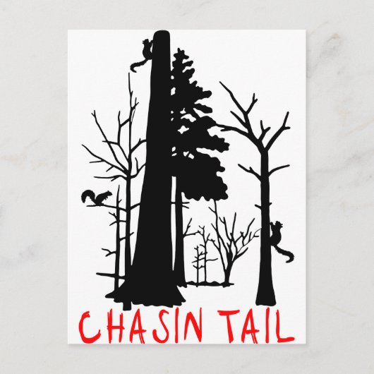 SQUIRREL HUNTING BRIEFKAART (Voorkant)