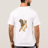 Squirrel I May be a Bit Nuts Custom Text T-shirt (Achterkant)