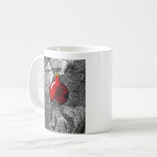 Squirrel in Christmas Tree Mug Koffiemok (Voorkant links)