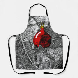 Squirrel in Christmas Tree Ornament Schort