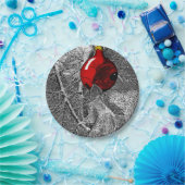 Squirrel in Christmas Tree Papieren Bordje (Feest)