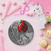 Squirrel in Christmas Tree Papieren Bordje (Feest)