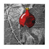 Squirrel in Christmas Tree Tegeltje (Voorkant)