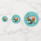 Squirrel in modern style confetti (Voorkanten)
