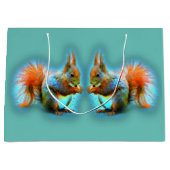 Squirrel in modern style groot cadeauzakje (Voorkant)