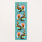 Squirrel in modern style yogamat (Voorkant)