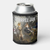 Squirrel Jam - grappige rockband Blikjeskoeler (Blikje Achterkant)