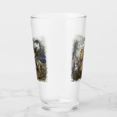 Squirrel Jam - grappige rockband Glas (Rechts)