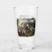 Squirrel Jam - grappige rockband Glas (Voorkant)
