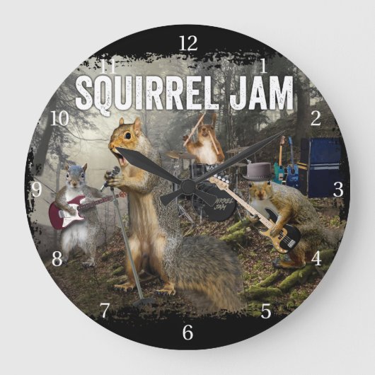 Squirrel Jam - grappige rockband Grote Klok (Voorkant)