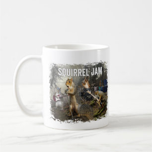 Squirrel Jam - grappige rockband Koffiemok