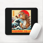 Squirrel Japanese Art Funny Squirrel For Men Women Muismat (Met muis)