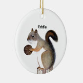 Squirrel Keramisch Ornament (Rechts)