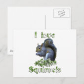 Squirrel Love Briefkaart (Voorkant / Achterkant)