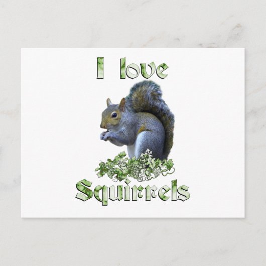 Squirrel Love Briefkaart (Voorkant)