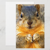 Squirrel Love_ Briefpapier (Voorkant / Achterkant)
