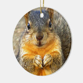 Squirrel Love_ Keramisch Ornament (Links)