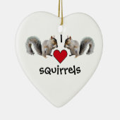 Squirrel Love Keramisch Ornament (Rechts)