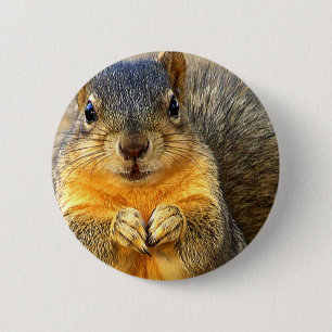 Squirrel Love_ Ronde Button 5,7 Cm