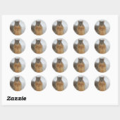 Squirrel Love Ronde Sticker (Vel)