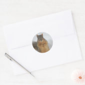 Squirrel Love Ronde Sticker (Envelop)