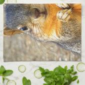 Squirrel Love_ Theedoek (Gevouwen)