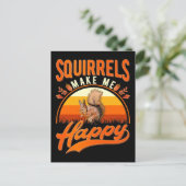 Squirrel Lover Forest Animal Briefkaart (Staand voorkant)