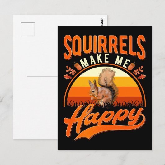 Squirrel Lover Forest Animal Briefkaart (Voorkant / Achterkant)