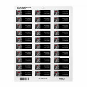 Squirrel Lover Funny Artist Adres Etiket (Full Sheet)