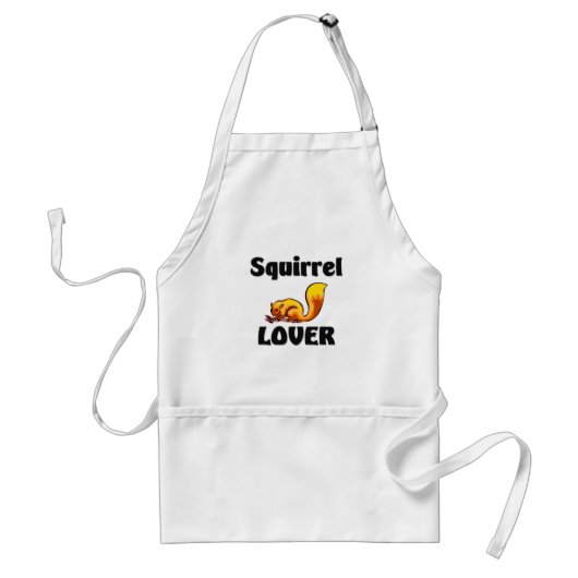 Squirrel Lover Standaard Schort (Voorkant)